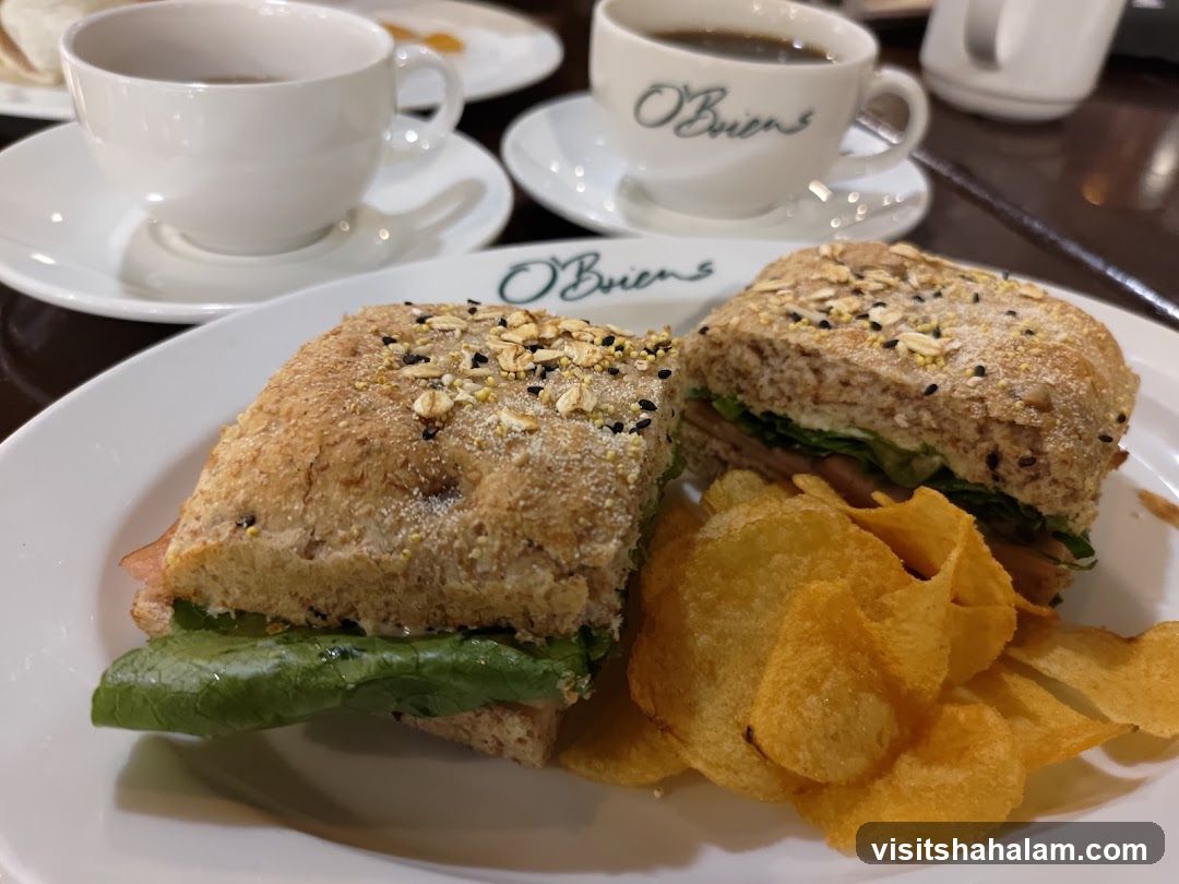 Sandwich and Coffee