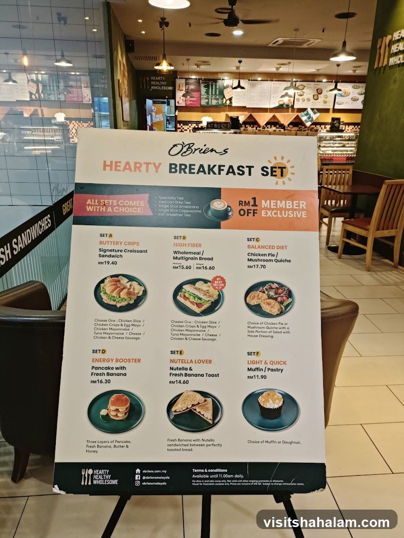 O'Brien's Hearty Breakfast Set