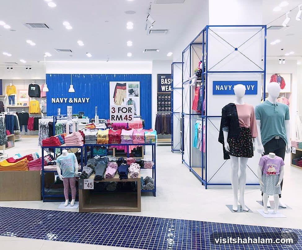 Navy & Navy Clothing Store Interior