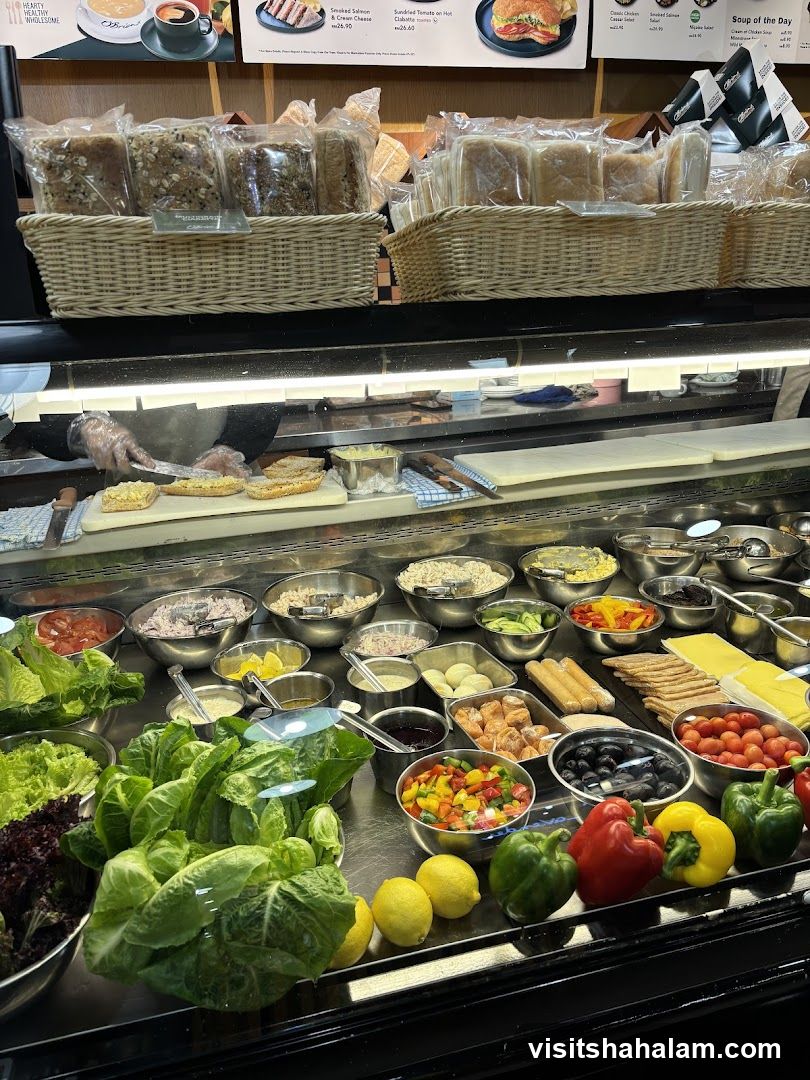 Sandwich Ingredients Display