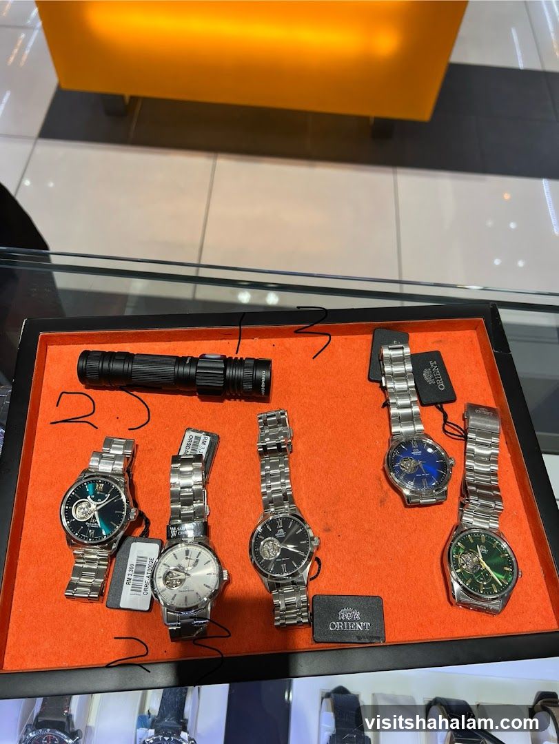 Watches on Display