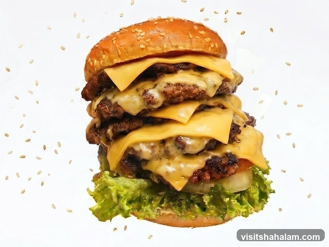 Quadruple Cheeseburger