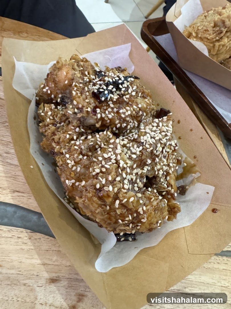 Fried Chicken with Sesame Seeds