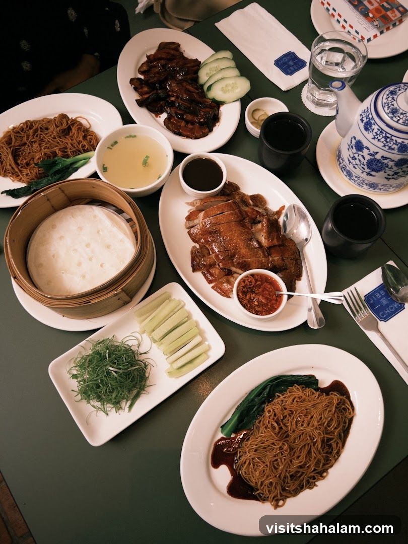 Chinese Food Spread