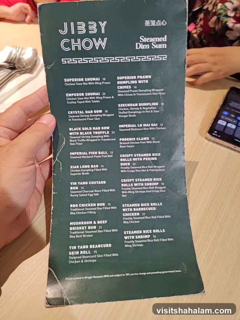 JIBBY CHOW Steamed Dim Sum