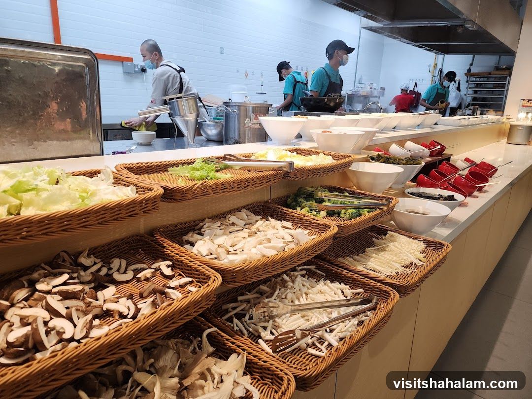 Buffet Food Display