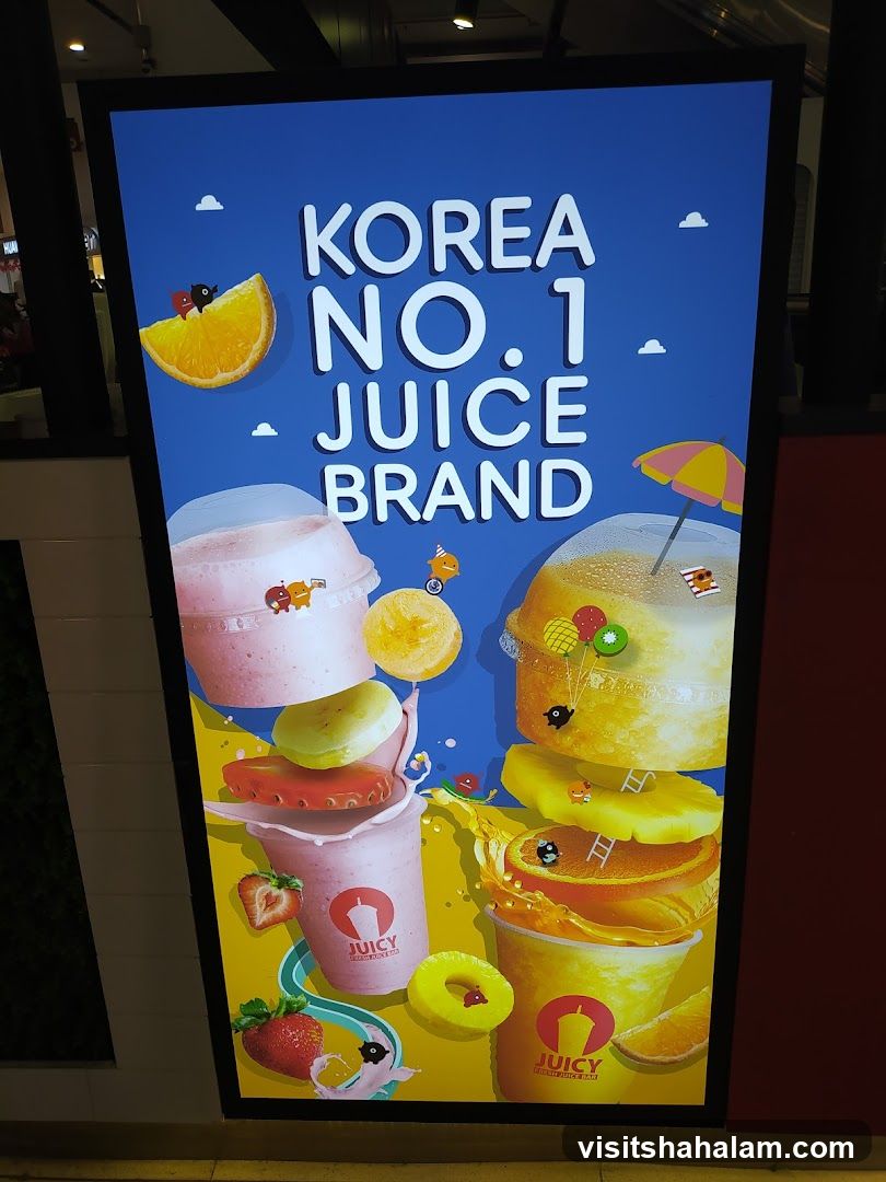 Juicy Fresh Juice Bar Advertisement