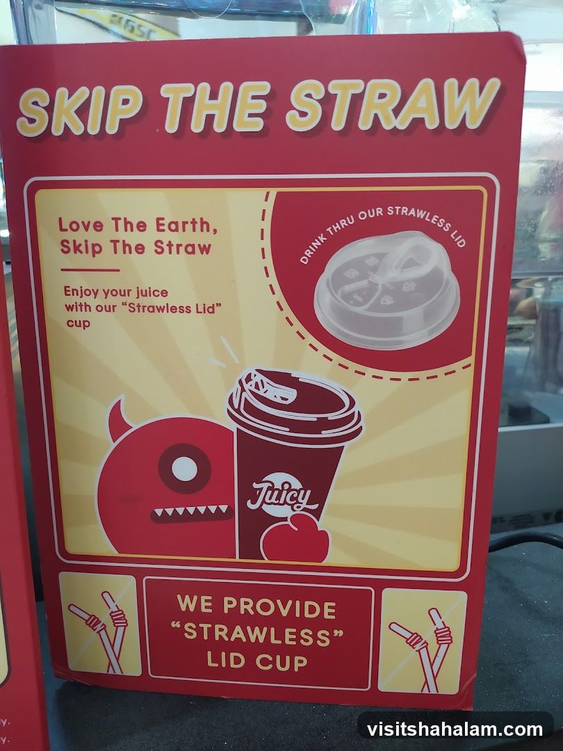 Skip The Straw Advertisement