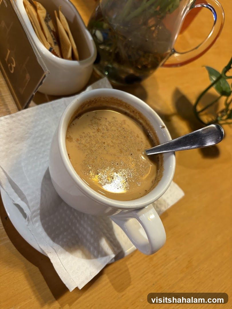 Coffee with Sugar Packets