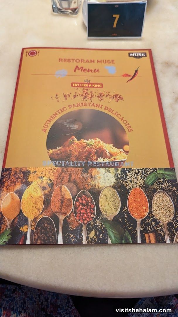 Restoran Muse Menu