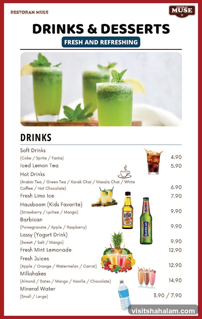 DRINKS & DESSERTS