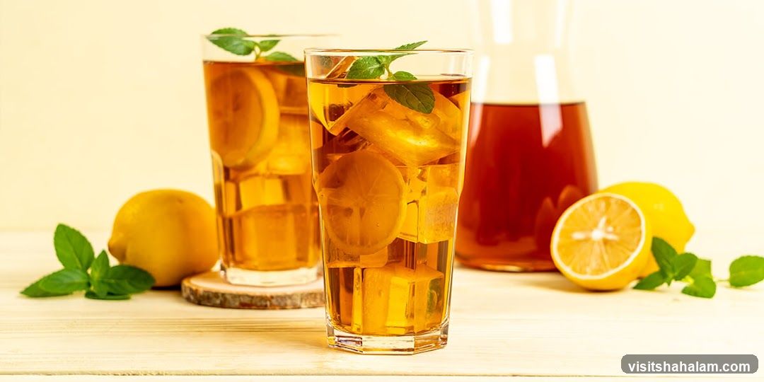 Iced Tea with Lemon and Mint