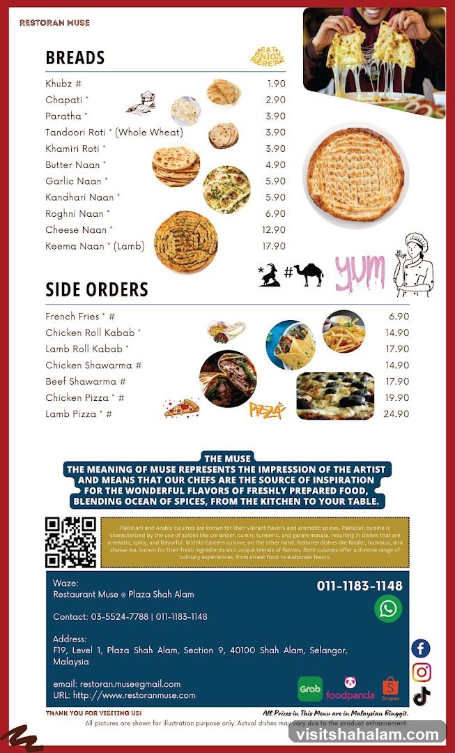 RESTORAN MUSE BREADS & SIDE ORDERS
