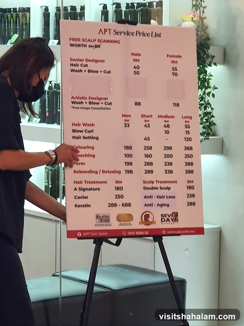 APT Service Price List