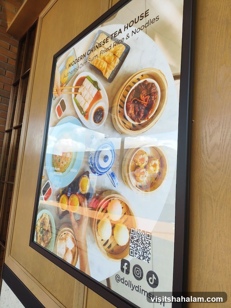 Modern Chinese Tea House Menu