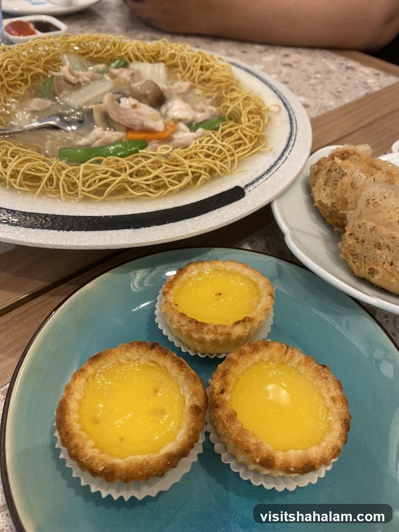 Egg Tarts and Crispy Noodles