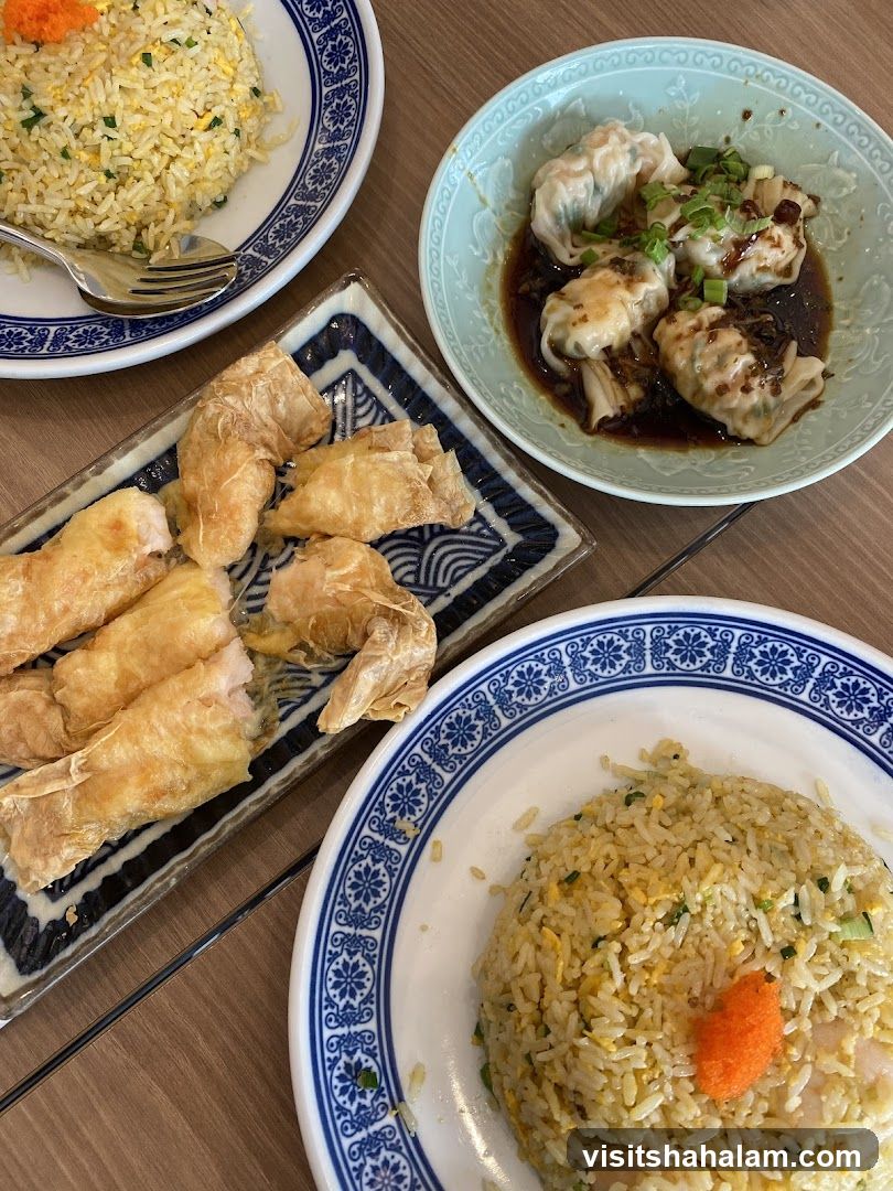 Chinese Food Platter