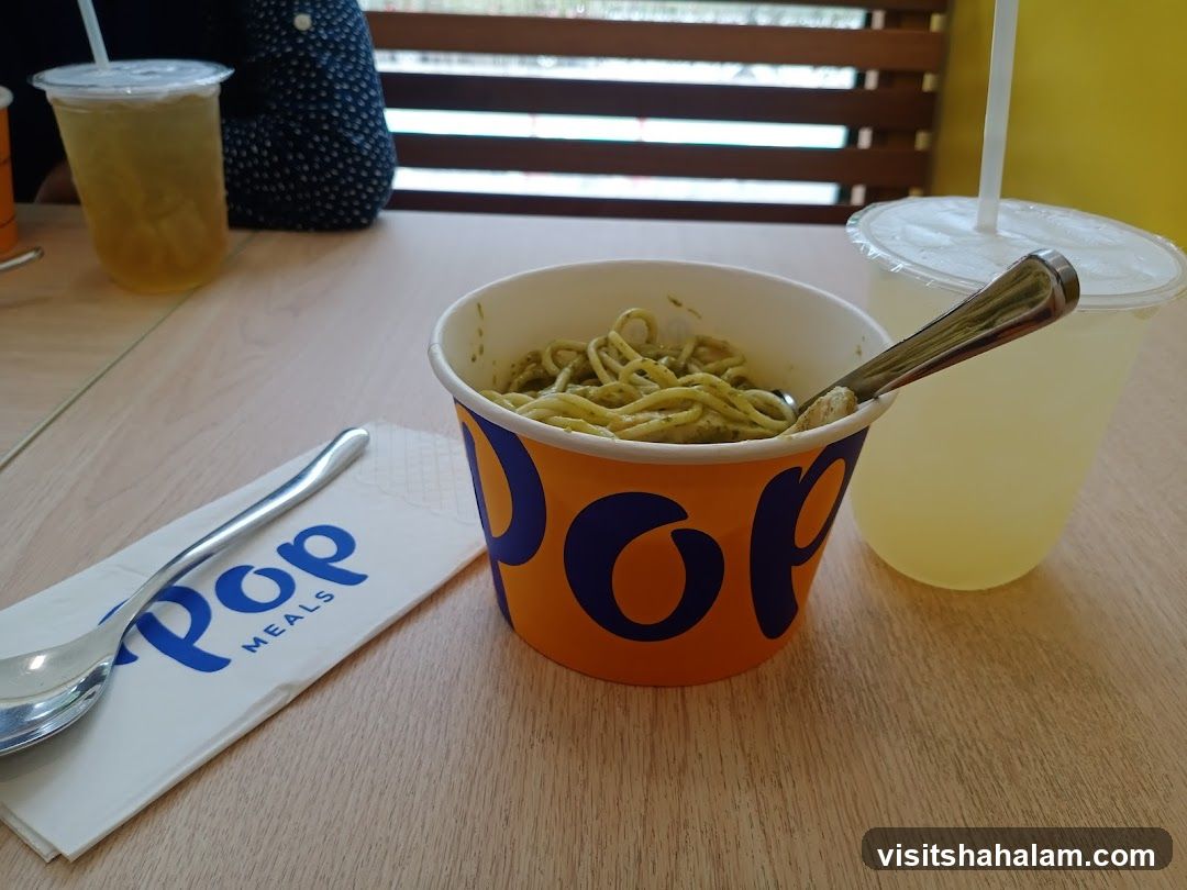 Pasta and Drinks