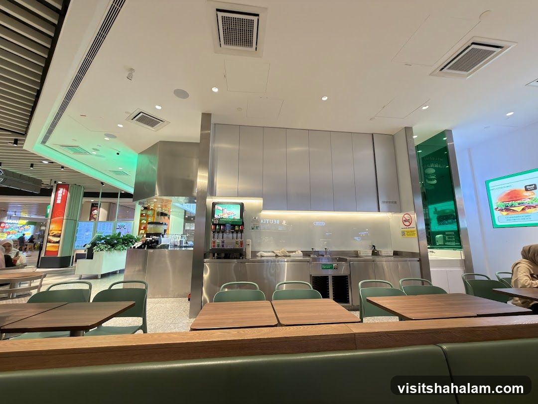 Burger Restaurant Interior