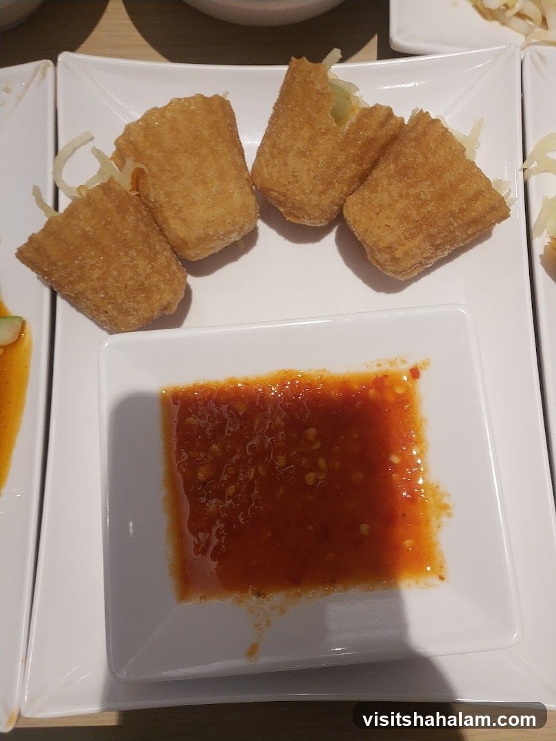 Fried Tofu with Dipping Sauce