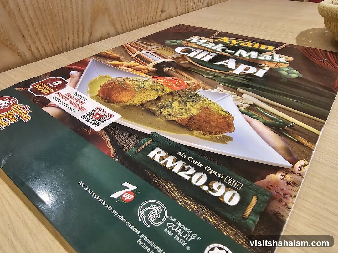 Ayam Mak-Mak Cili Api Menu