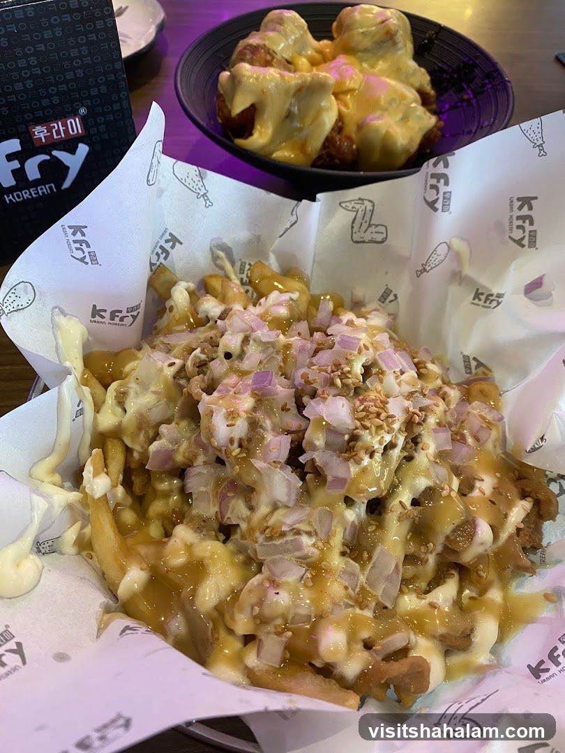 Korean Fried Chicken and Fries