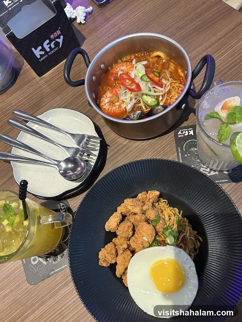 Korean Food Spread