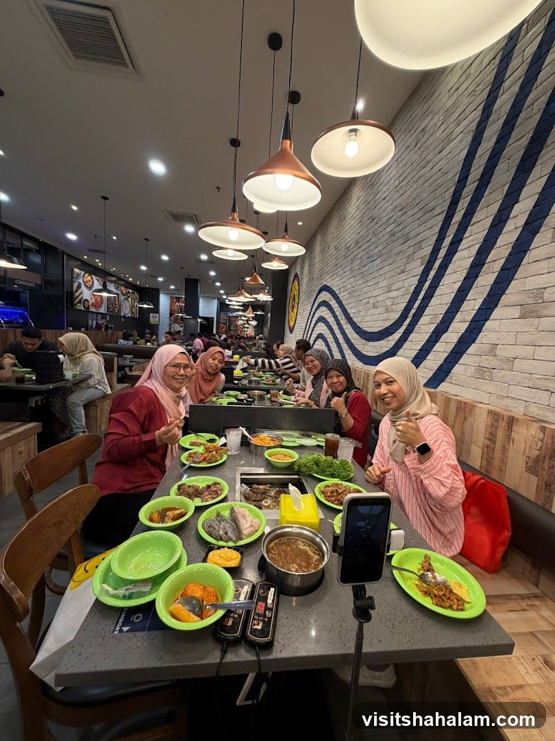 Diners Enjoying a Meal at a Restaurant