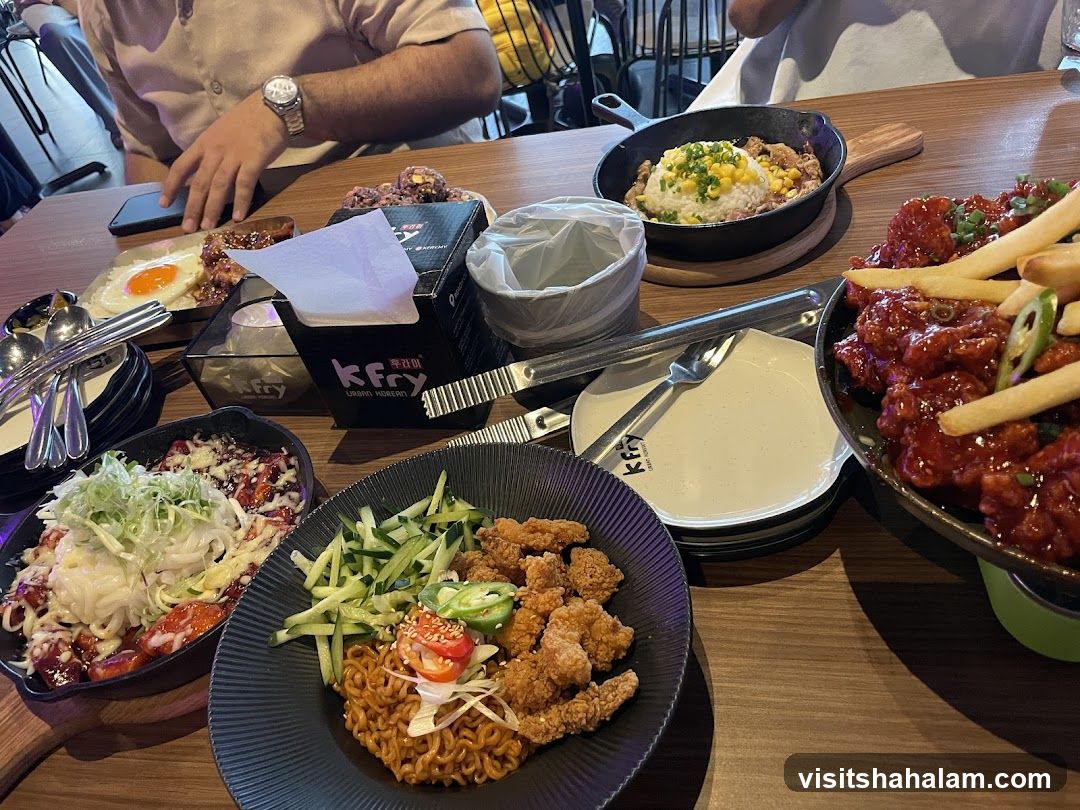 Korean Fried Chicken and Rice Dishes