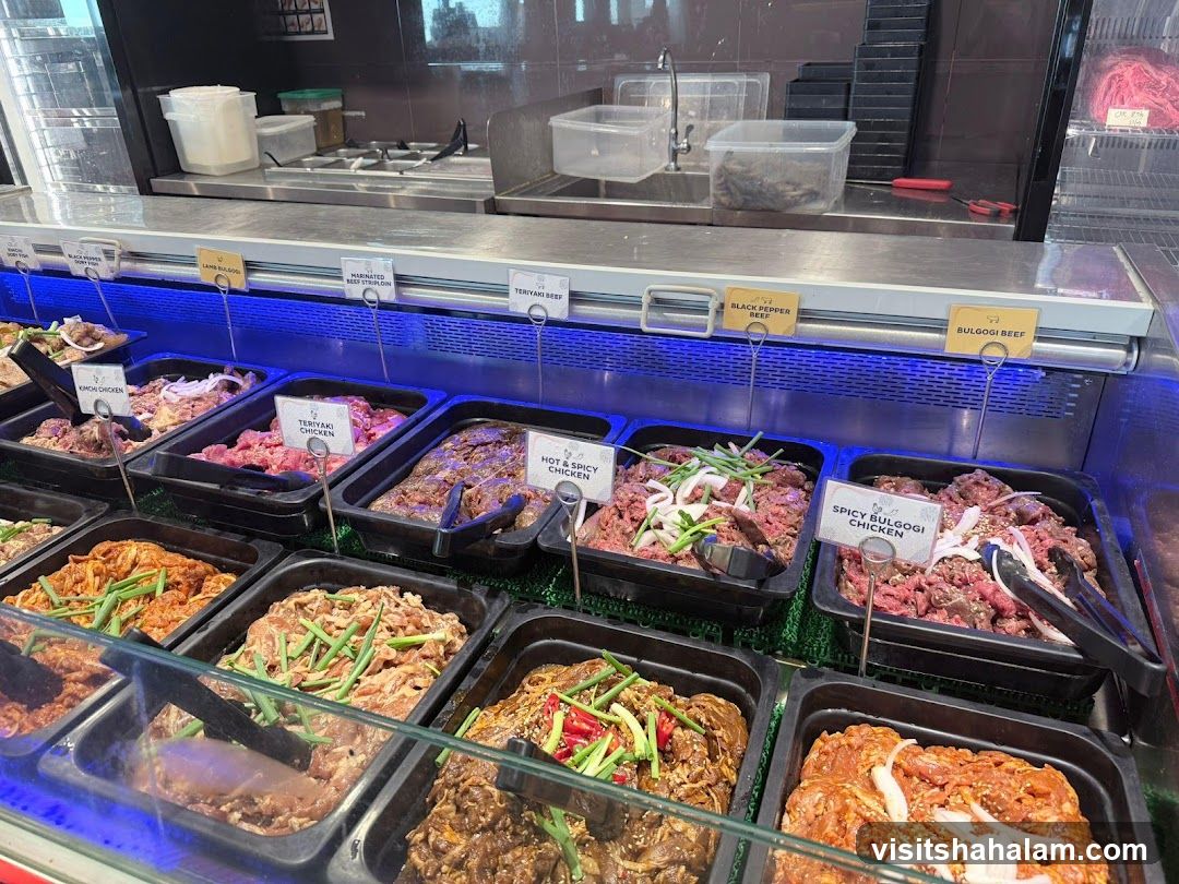 Marinated Meats Display