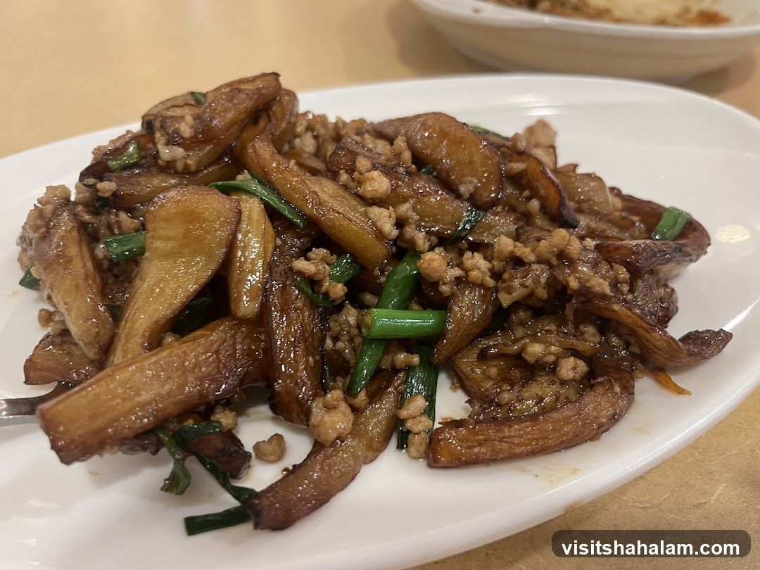 Stir-fried Eggplant with Minced Pork