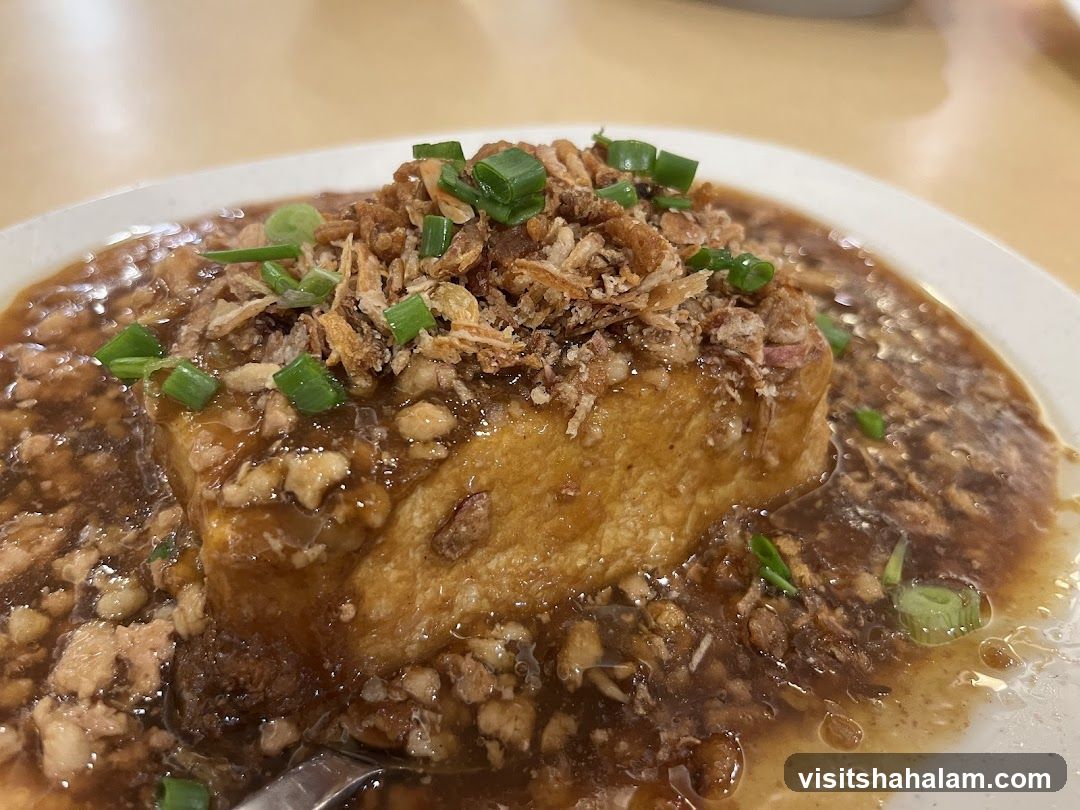 Braised Tofu with Toppings