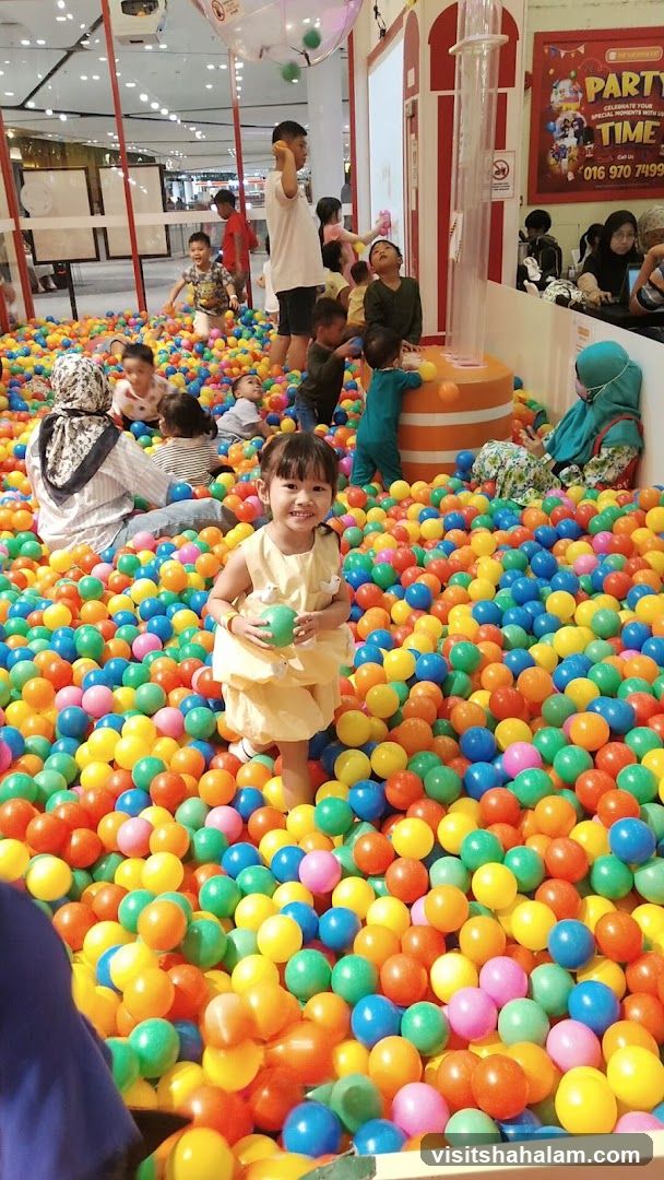 Children Playing in a Ball Pit
