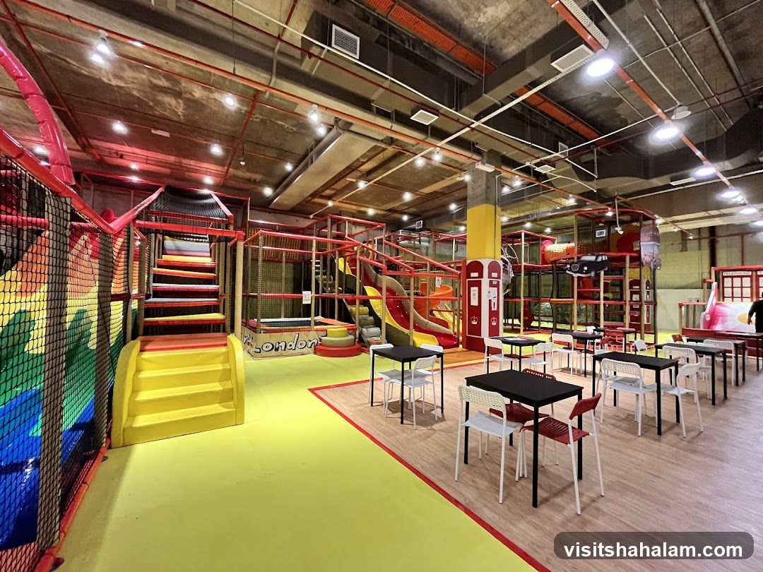 Indoor Playground with Seating Area