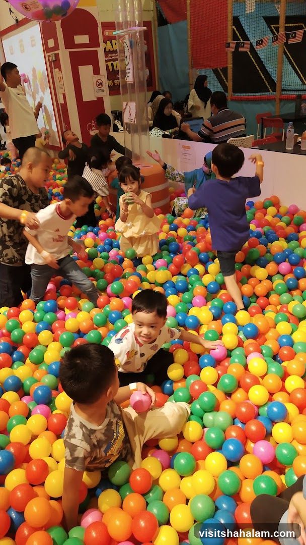 Children Playing in Ball Pit