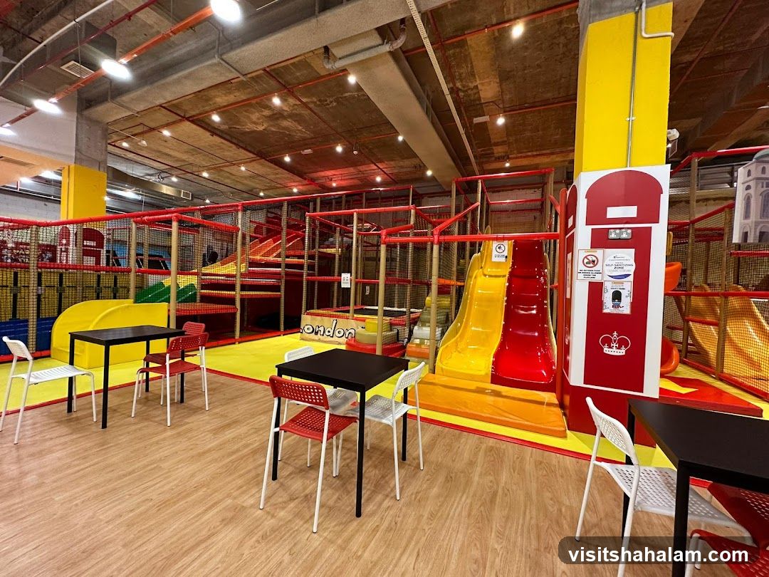 Indoor Playground with Seating Area