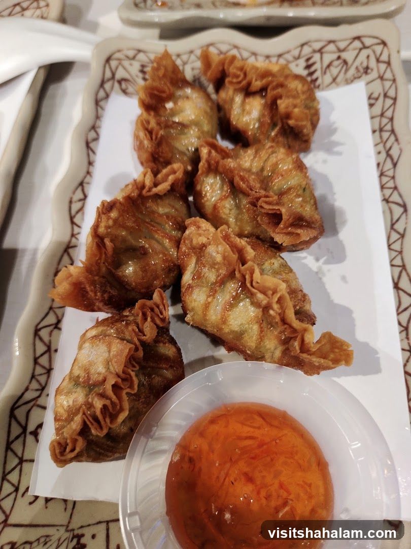 Fried Dumplings with Dipping Sauce