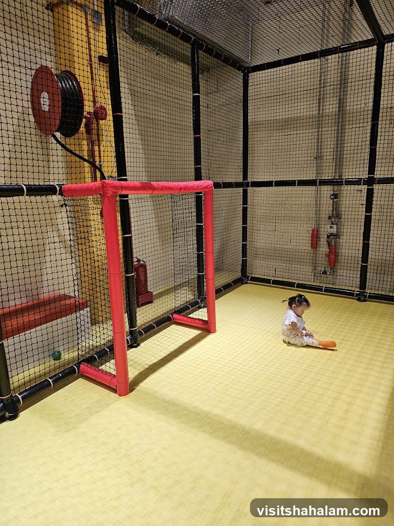 Indoor Play Area with Child