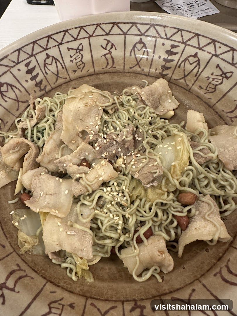 Noodle Dish with Pork