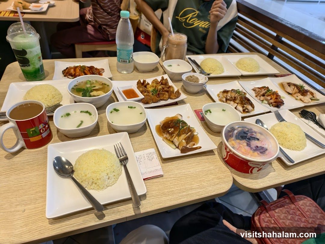 Table full of food