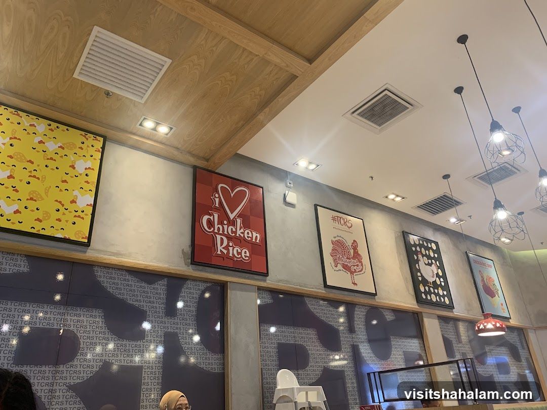 Restaurant Interior with Artwork