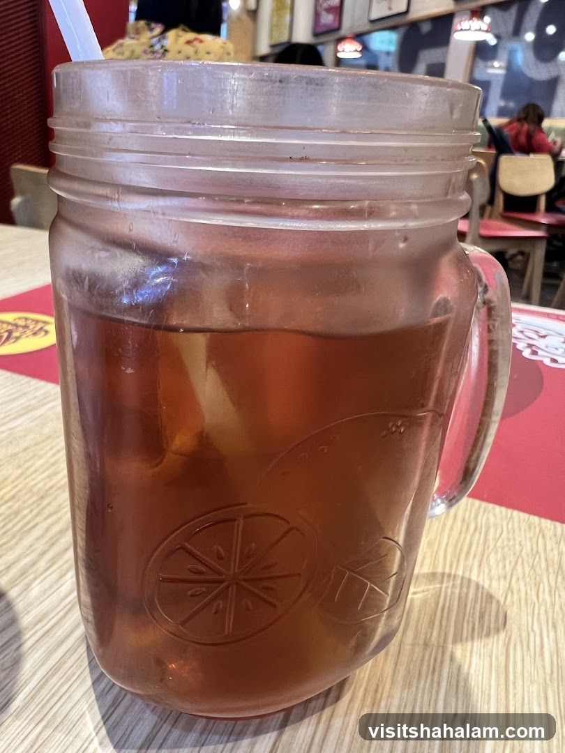 Iced Tea in a Mason Jar