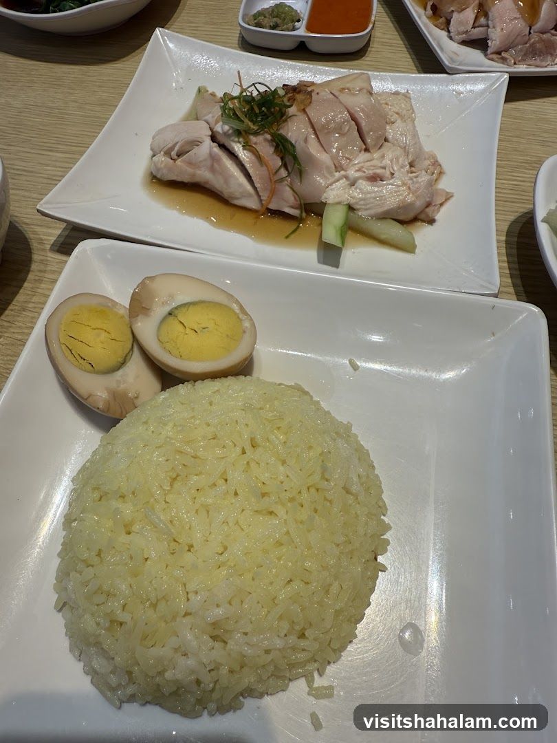 Hainanese Chicken Rice