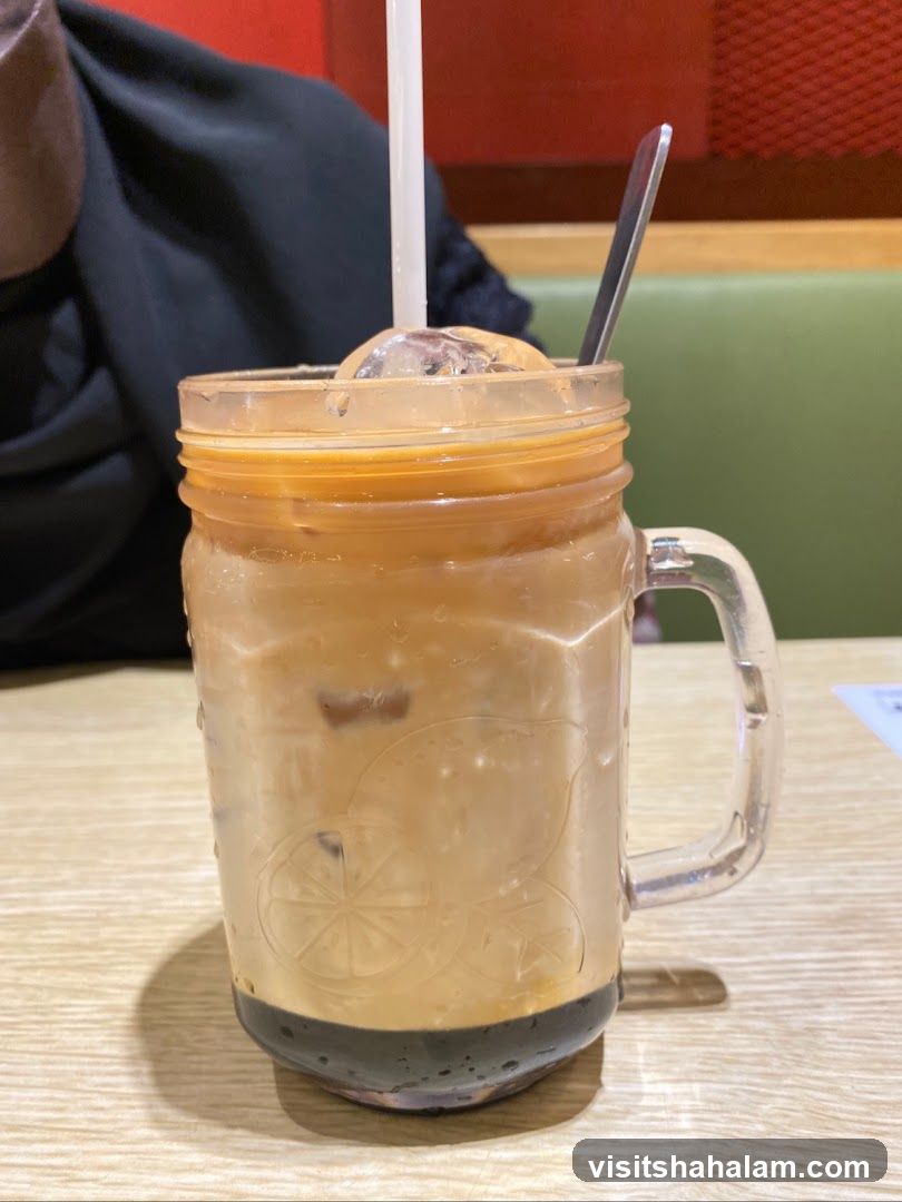 Iced Coffee in a Mason Jar