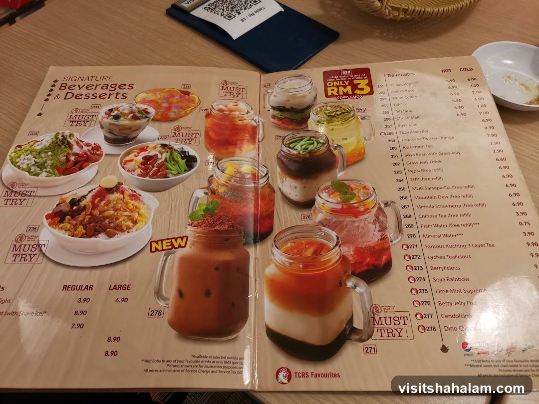 SIGNATURE Beverages & Desserts
