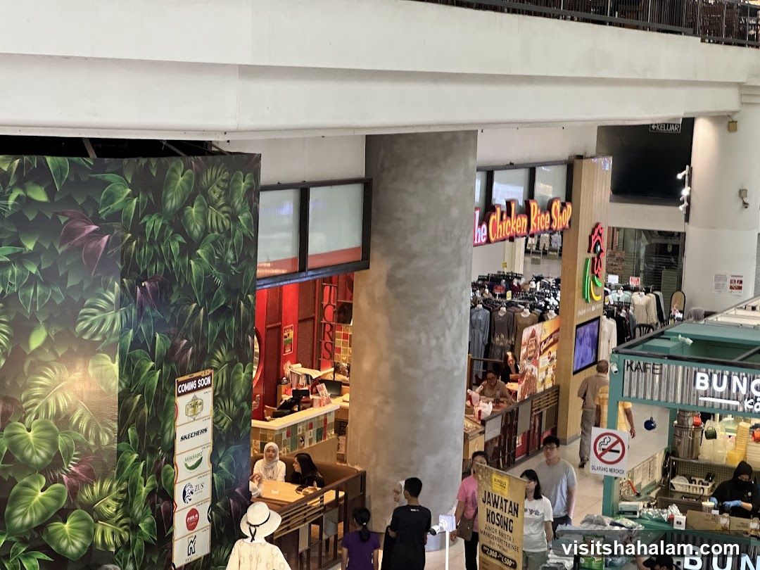Mall Interior with Shops