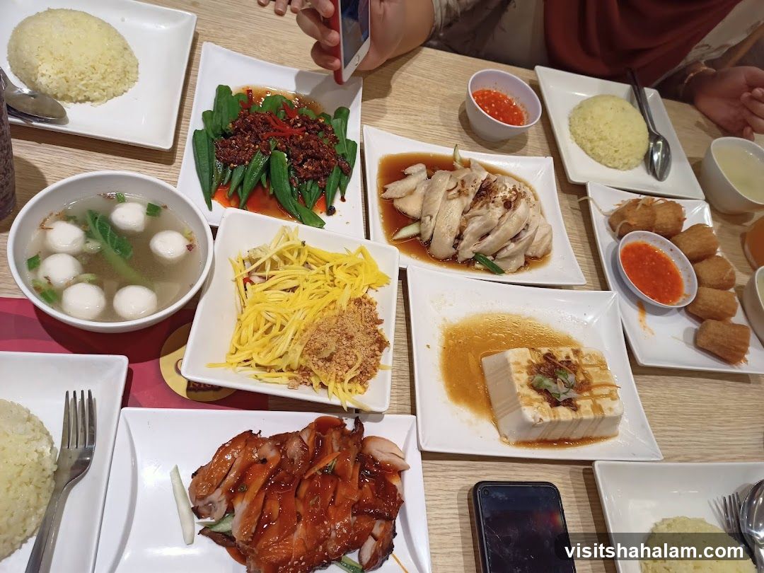 Various Dishes on a Table