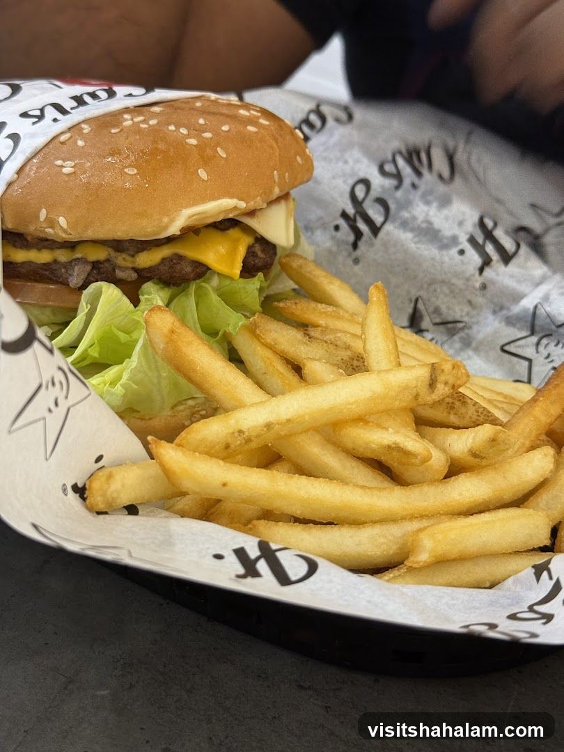 Burger and Fries