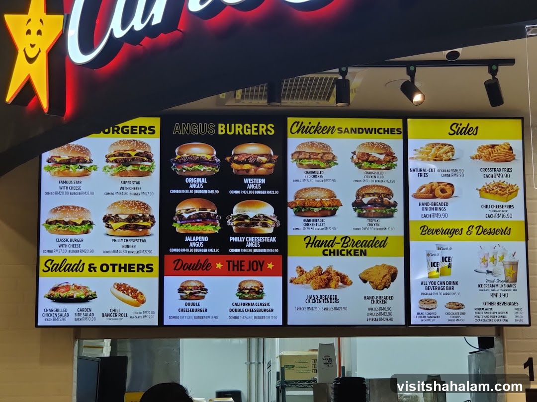Carl's Jr. Menu
