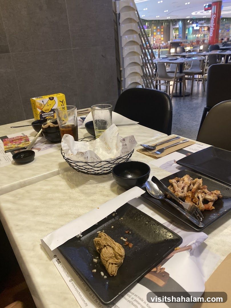 Table after a meal